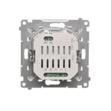 Simon 55 Ściemniacz do LED ściemnialnych klawiszowy Aluminium mat