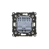 Simon 55 Przycisk zwierny potrójny szybkozłączka Aluminium mat