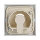 CARAT/FUTURE/SOLO/AXCENT  Pokrywa z polem opisowym. Z nadrukiem Do wyłącznika na klucz i wyłącznika/