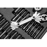 Narzynki i gwintowniki, zestaw 31 szt., wkładka