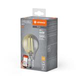 Żarówka LED E27 A60 6W = 44W 2500K Ciepła 540lm 300° Filament SMART+ WIFI Ściemnialna 4058075609815 LEDVANCE