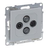 SUNO - Gniazdo TV-R-2xSAT - końcowe - 1.5 dB, Aluminium, Legrand