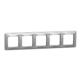 Sedna Design, ramka 5-krotna, srebrne aluminium