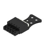 BCF 3.81/05/180ZE SN BK BX Wtyk PCB (złącze wiązki), listwa z gniazdami, 3.81 mm, Liczba biegunów: 5, PUSH IN, Złącze sprężynowe /50szt./ 1231680000 WEIDMÜLLER