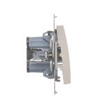 Simon 54 Przycisk „światło” z podświetleniem LED 16A z. śrub. biały