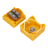 Kaseta kompletna 1-otworowa z przyciskiem bezp.SP22K1\08-1