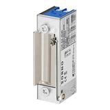 Elektrozaczep symetryczny z blokadą, niskoprądowy, 280mA dla 12VDC