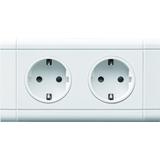 tehalit.WA Maskownica 2-krotna ABS bezhalogenowy biały GB080209016 HAGER