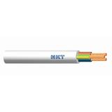Przewód mieszkaniowy H03VV-F (OMY) żo 3x1mm2 biały 300/300V /100m/ NKT