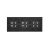 Simon 54 Touch Panel dotykowy S54 Touch 3 moduły 4 pola dotykowe + 4 pola dotykowe + 4 pola dotykowe zastygła lawa DSTR3444/73 KONTAKT