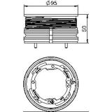 USS80-W, WYJŚCIE KANAŁU PODPODŁOGOWEGO