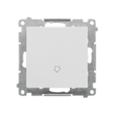Simon 55 Przycisk zwierny /dzwonek/ szybkozłączka Jasnoszary mat