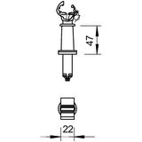 133/NB, UCHWYT DACH.M.17720 133NB
