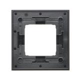 Simon 54 NATURE WMDZ-0110xS-083 Ramka 1-krotna Nature-Metal, INOX DARK, IP20/IP44. (IP44-należy zast DRN1/83 KONTAKT