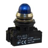 Lampka L22GD 24V-230V niebieska