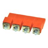 ZZ4-35.0 ,  Zwieracz gwintowy zespolony, il. poł. 4, dla złączek: ZSG 1-35.0N, pomarańczowy