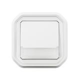 NOWE PLEXO - PRZY. NO/NC PODŚWI. Z UCHWYT ETY. PODTYNK. 10A- 250V~ BIAŁY