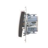 Simon 54 Łącznik świecznikowy 10A 250V szybkozłączka brąz mat DW5.01/46 KONTAKT