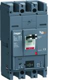 MCCB Wyłącznik mocy h3+ P630 Energy 3x250A 70kA HEW250NR HAGER