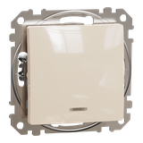 Sedna Design & Elements, przycisk schodowy z podświetleniem, beżowy