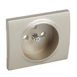 SISTENA LIFE PLAKIETKA TITAN GNIAZDA POJEDYNCZEGO 2P+Z, Legrand