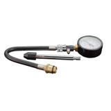 Miernik ciśnienia sprężania z zestawem adapterów.