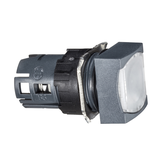 Harmony XB6 Przycisk płaski biały push push LED plastikowy kwadratowy ZB6CF1 Schneider