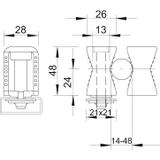 2054, OBEJMY SZEREGOWE 14-48 SZ.