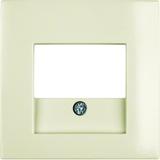 BERKER B.Kwadrat Płytka czołowa do gniazda głośnikowego i gniazda ładowania USB krem 5310338982 HAGE