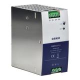 Zasilacz przemysłowy na szynę DIN 24VDC 10A 240W obudowa metalowa OR-PSU-1658 ORNO