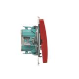 Simon Basic Łącznik schodowy 10A 250V szybkozłączka czerwony BMW6.01/22 KONTAKT