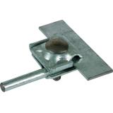 Zacisk krawędziowy prosty 0,7-10 mm, do drutu 8-10 mm, St/tZn