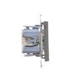 Simon 55 Przycisk zwierny poczwórny 10 AXm szybkozłączka Grafitowy mat