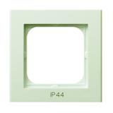 SONATA Ramka pojedyncza do łączników IP-44 - kolor ecru