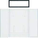 BERKER B.IQ Pole opisowe do przycisków B.IQ poczwórny przezroczyste 75900081 HAGER