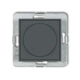 ICON Mechanizm elektronicznego regulatora oświetlenia przyciskowo-obrotowego do lamp LED grafitowy m