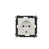 Simon 55 GO Gniazdo schuko Wi-Fi z przyciskiem i wbudowanym pomiarem energii biały TEGSZ1W.02/111 KONTAKT