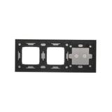 Simon 54 Touch Panel dotykowy S54 Touch 3 moduły 2 pola dotykowe poziome+2 otwory na osprzęty S54 bu