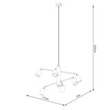 Sollux Żyrandol LEMMI 6 biały SL.1206