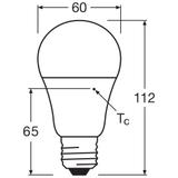 LED STAR+ CL A DSFR 75 non-dim 10W 827 E27 LEDVANCE