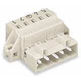 MCS-MIDI Classic wtyk 4-bieg. j-szary raster 5 mm /50szt./ WAGO