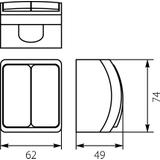 VW-Koala Łącznik świecznikowy n/t IP44 popiel VW 152-03 61.313 OPATÓWEK