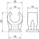 2962, UCHWYTY COKOŁOWE 12MM SZ.