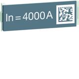 ACB HW4 Wtyczka z oznaczeniem znamionowym wyłącznika 4000A