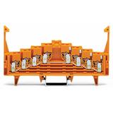 złączka krosowa 4-piętrowa jasnoszara z zatrzaskami