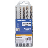 Zestaw wierteł 3szt. 6,8,10x100x160 mm AGGRESSOR SDS plus RT-SDSA-SET1 RAWLPLUG