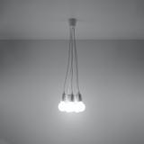 Sollux Lampa wisząca DIEGO 5 biała SL.0571