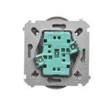 Simon Basic Gniazdo podwójne z/u 16A z. śrub. stal inox