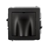 DECO Mechanizm wypustu kablowego czarny mat