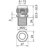 V-TEC VM LL20 SW, Dławik kablowy